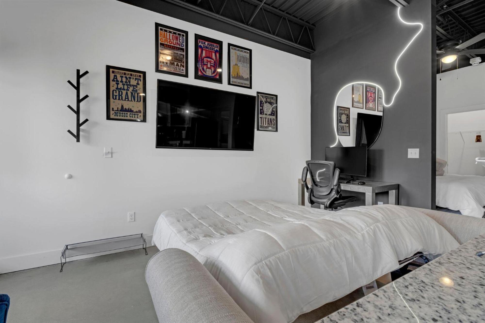 New Studio Sleeps 4 - 7 Mins To Dwtn Nashville Exteriör bild