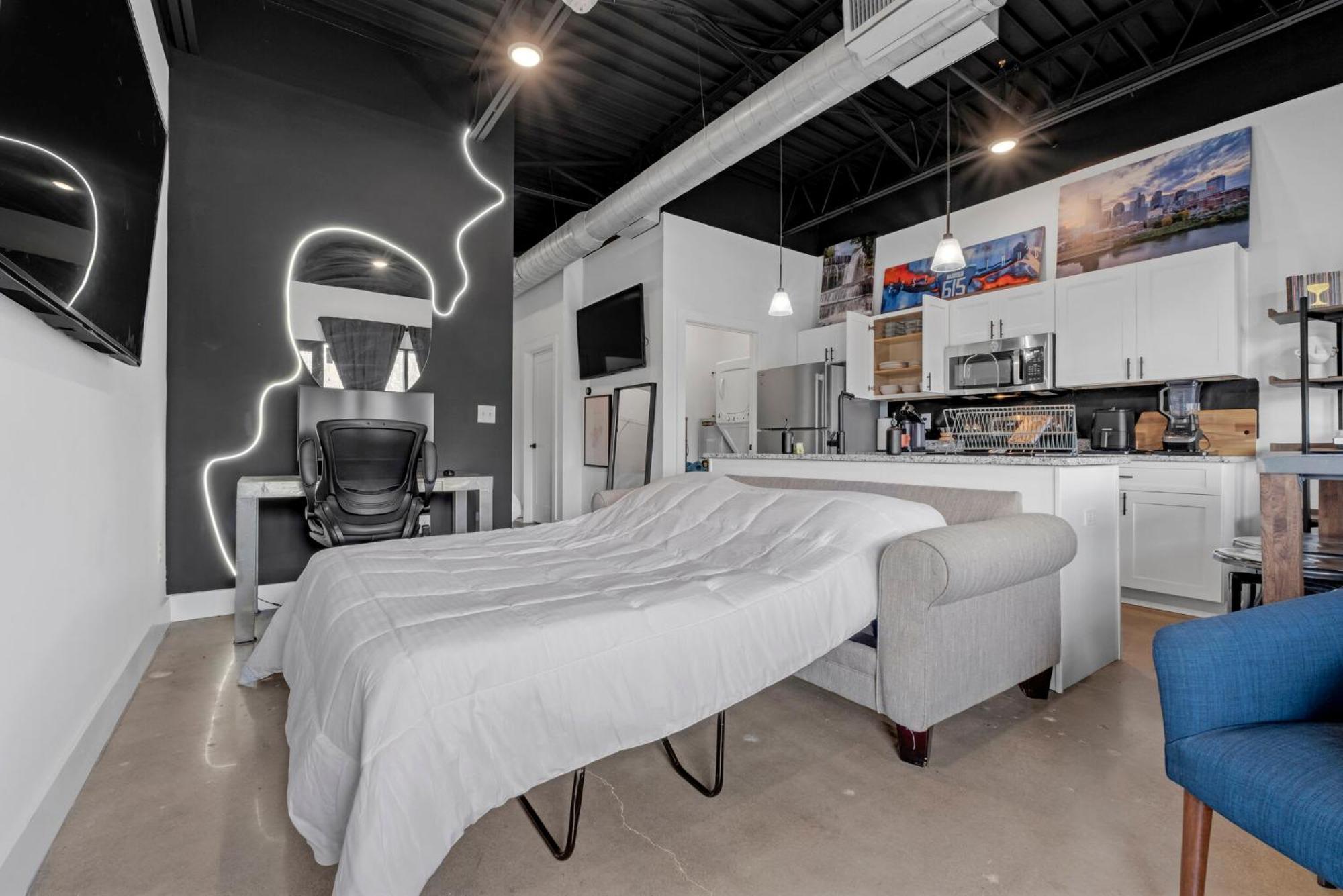 New Studio Sleeps 4 - 7 Mins To Dwtn Nashville Exteriör bild