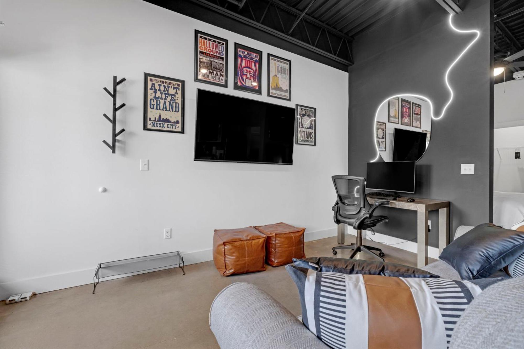 New Studio Sleeps 4 - 7 Mins To Dwtn Nashville Exteriör bild